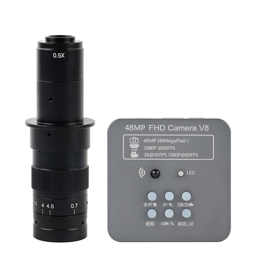 LAB46でございます‼️ Amazon.com: Lab Microscope Accessories 48MP 4K USB Digital